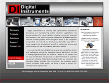 Tablet Screenshot of digitalinstruments.com